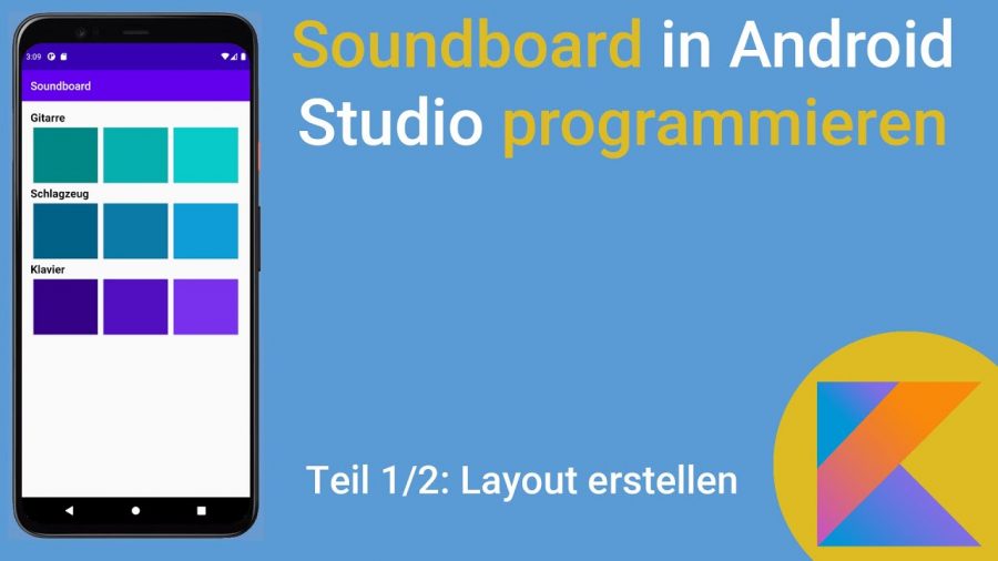 Soundbord in Android - Projektdatei zum Soundboard